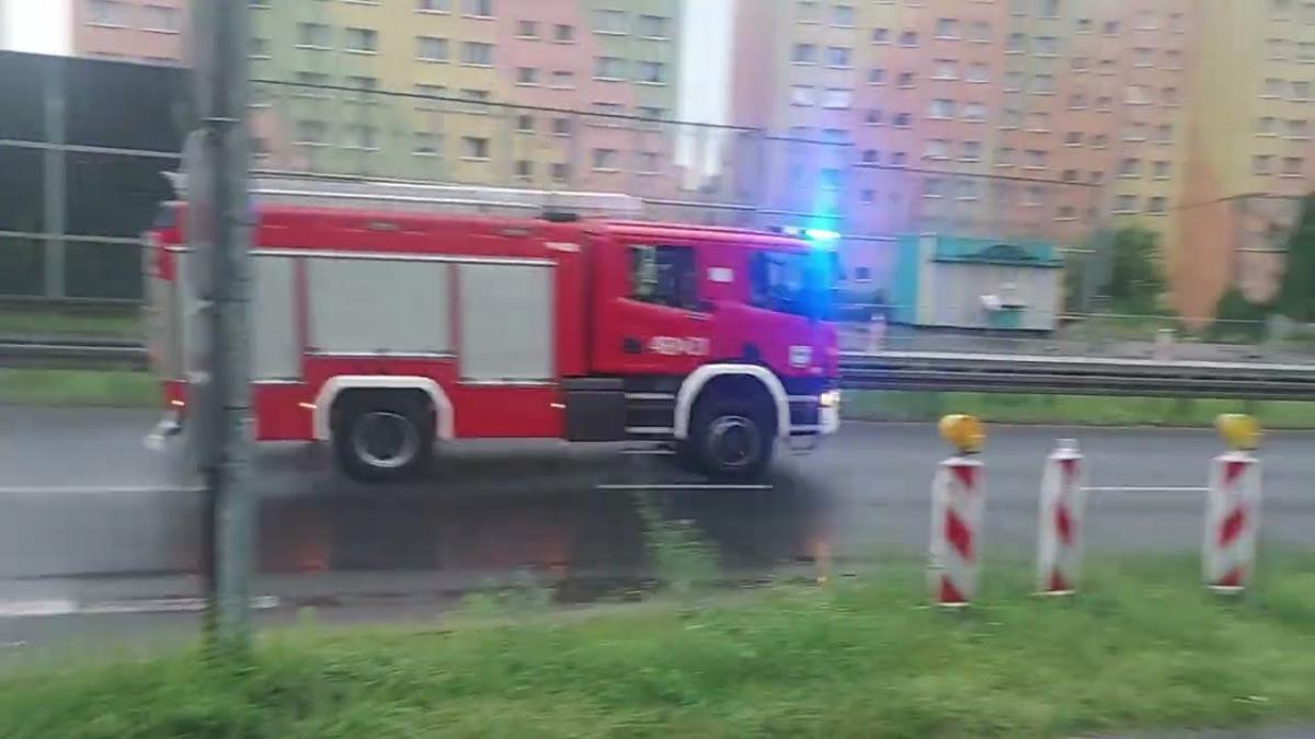 Burza w Jaworznie przyniosła sporo zamieszania. 5 interwencji jaworznickich strażaków