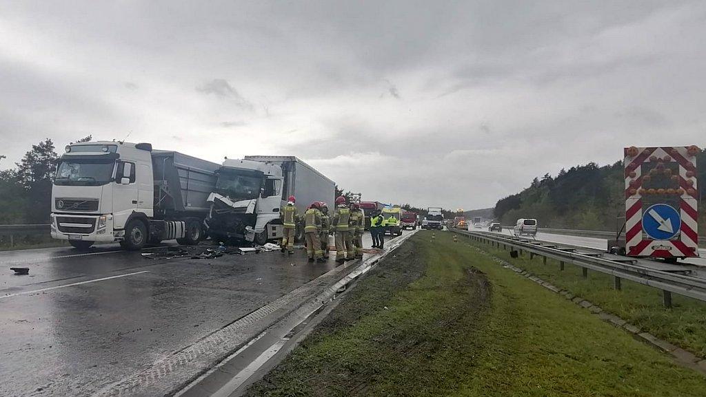 Autostrada A4 w stronę Krakowa zablokowana