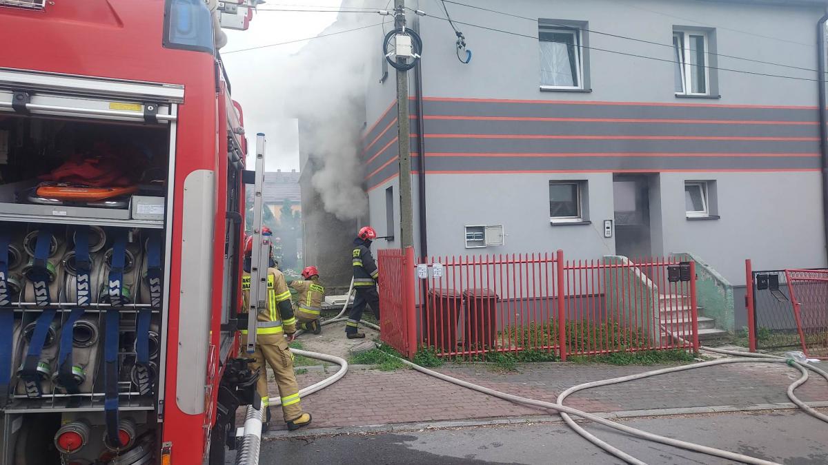Pożar przy ul. Cyprysowej