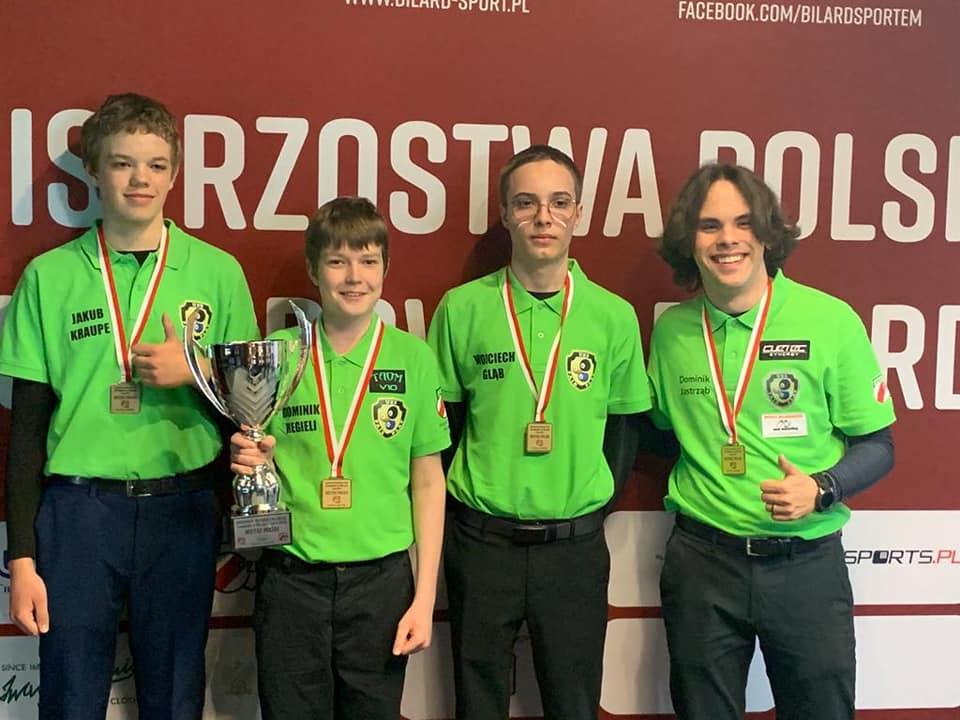 UKS Fair Play z gradem medali na mistrzostwach Polski w bilard