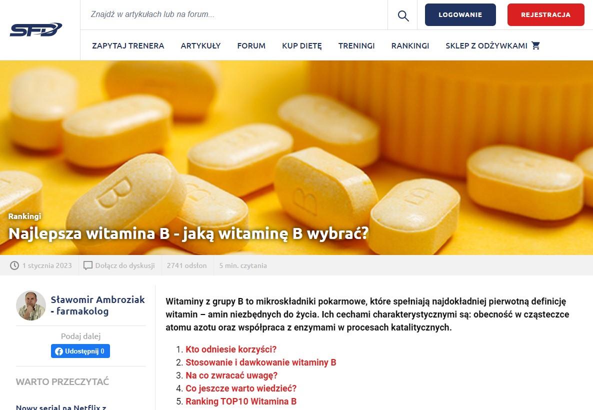 Jaką witaminę B wybrać? - ranking najlepszych