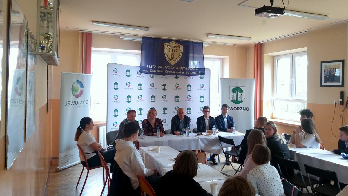 Prezydent Silbert spotkał się z młodymi