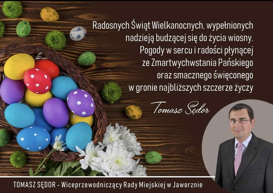 Życzenia świąteczne od radnego Tomasza Sędora