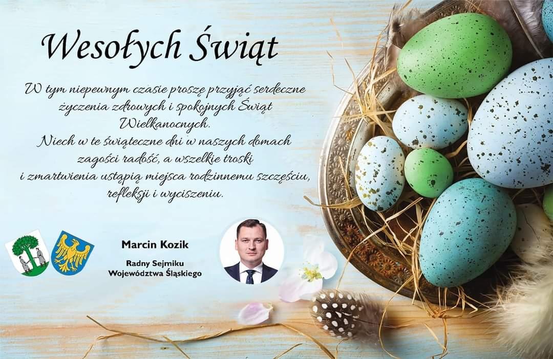 Życzenia świąteczne od radnego sejmiku Marcina Kozika