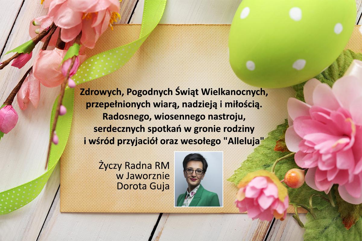 Życzenia z okazji świąt od radnej Doroty Gui