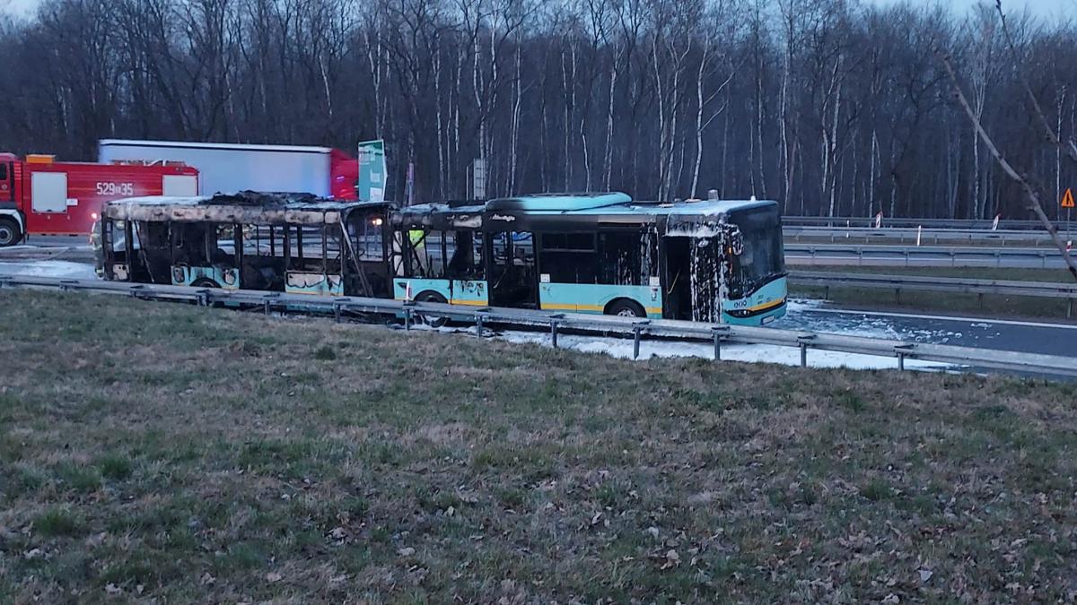 Inspekcja Transportu Drogowego z kontrolą w PKM-ie. Przyczyną pożar autobusu