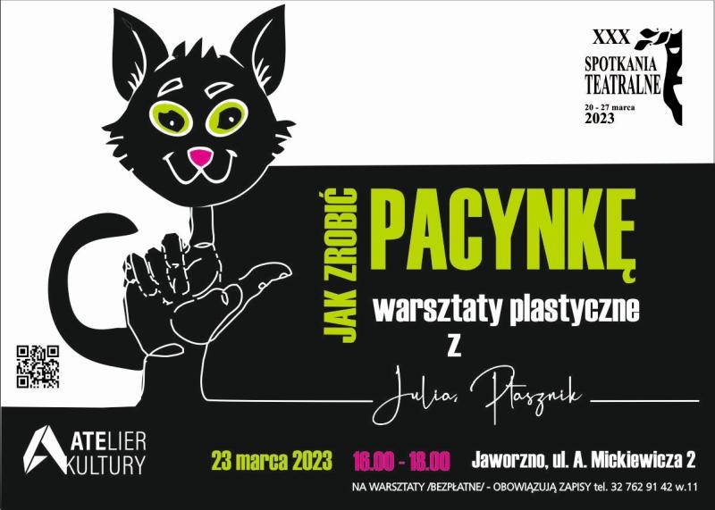 Jak zrobić pacynkę? XXX Spotkania Teatralne w Jaworznie