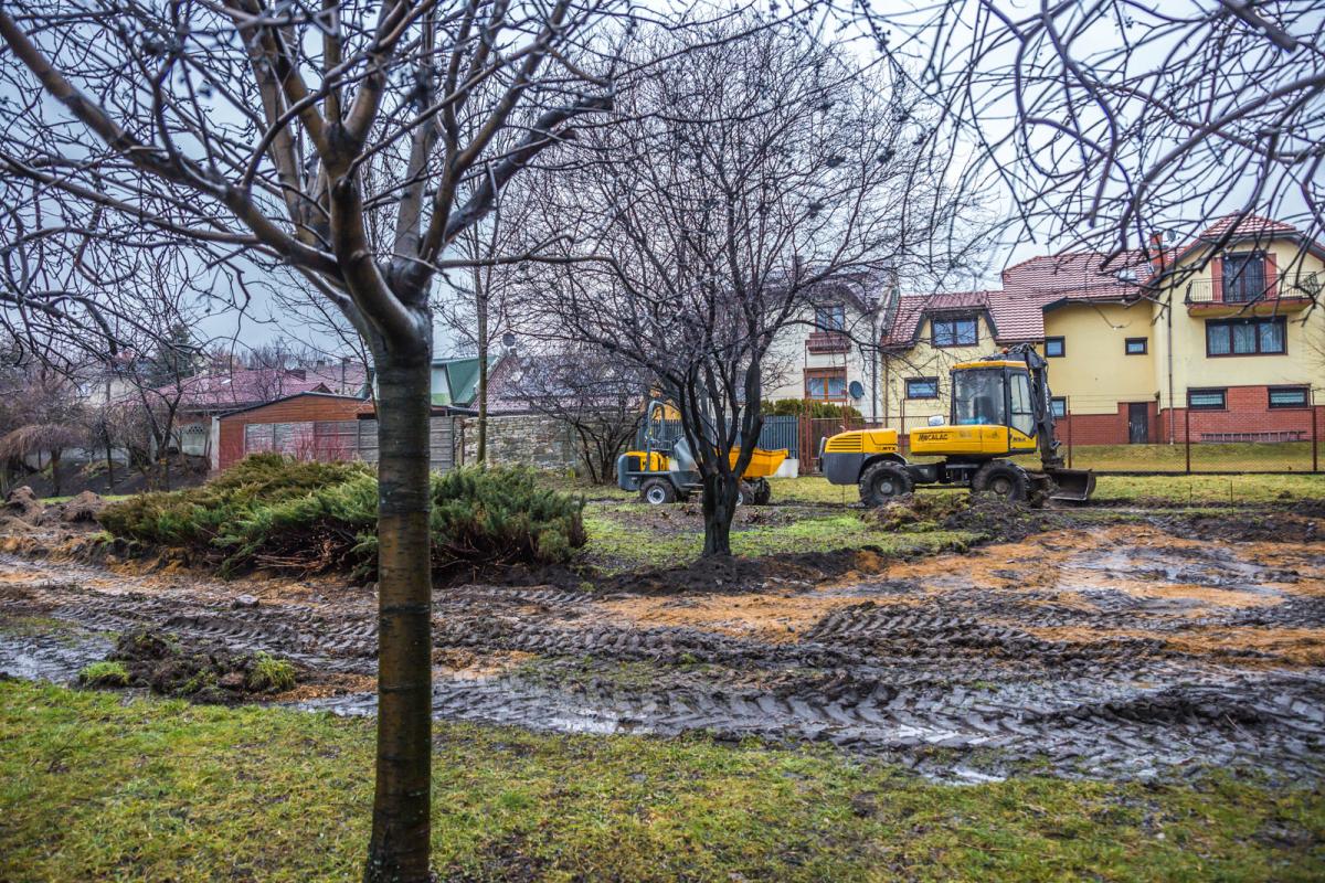 Nowy skwer na granicy Pechnika i Podwala