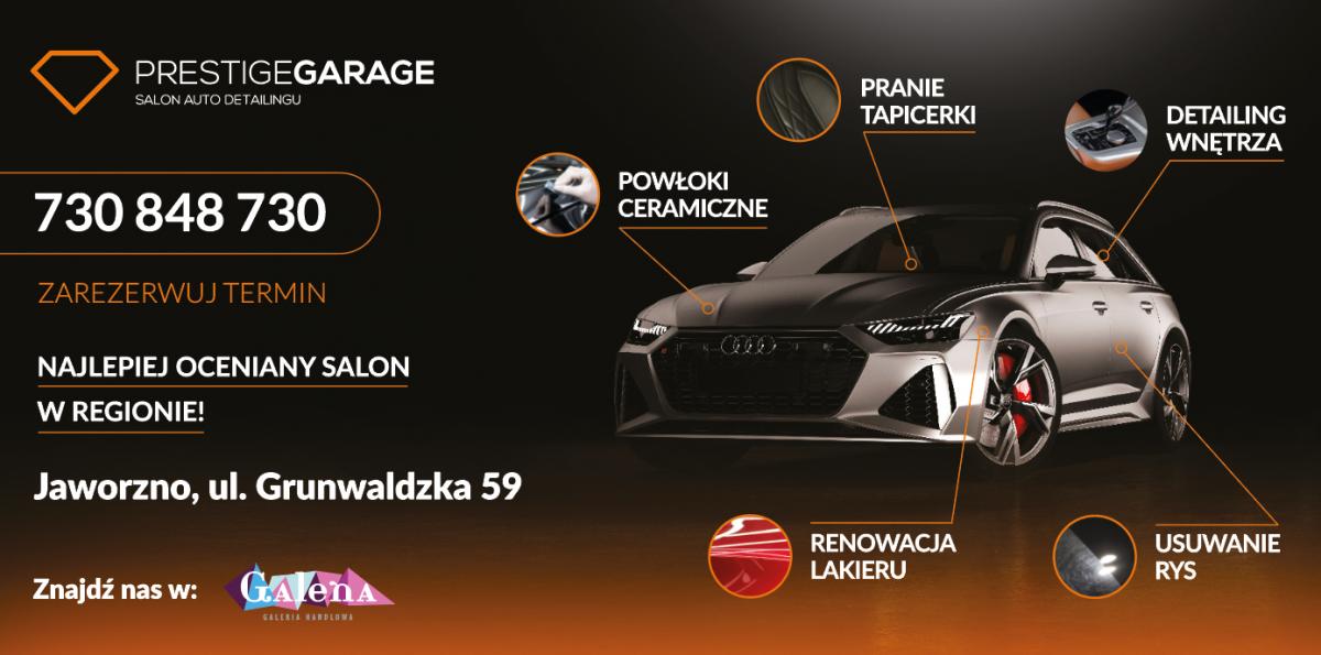 Przygotuj swój samochód do wiosny z Prestige Garage! -10% z hasłem JAW.pl