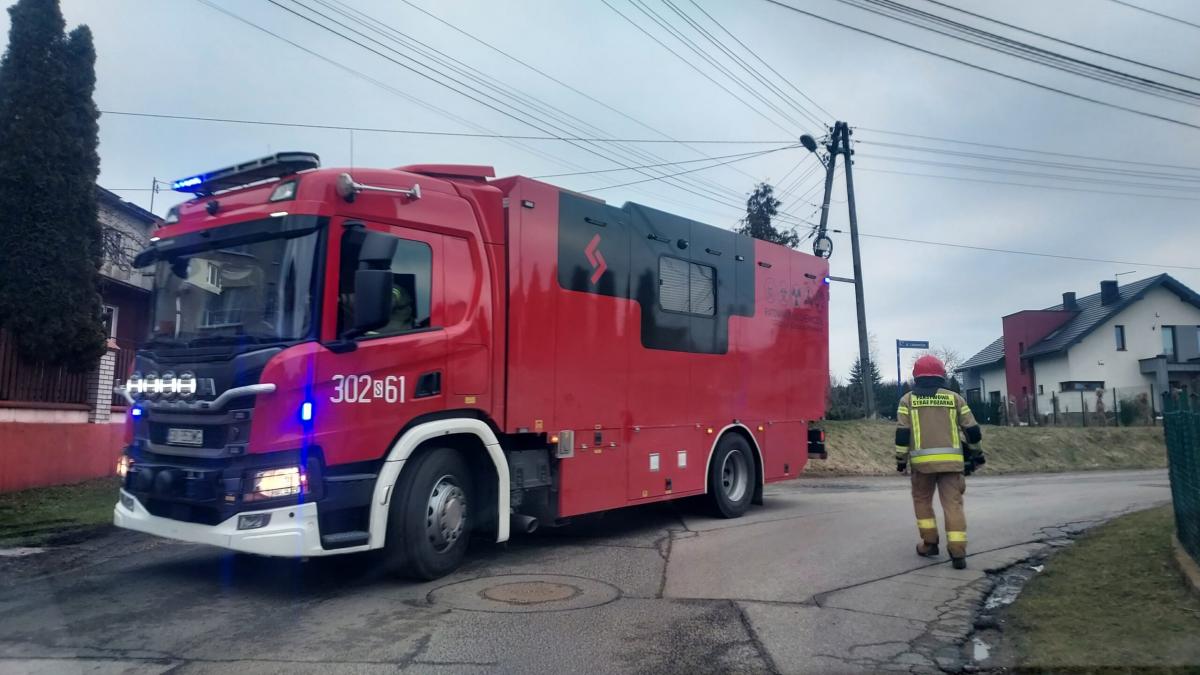 Jednostka Ratownictwa Chemicznego interweniowała w Ciężkowicach