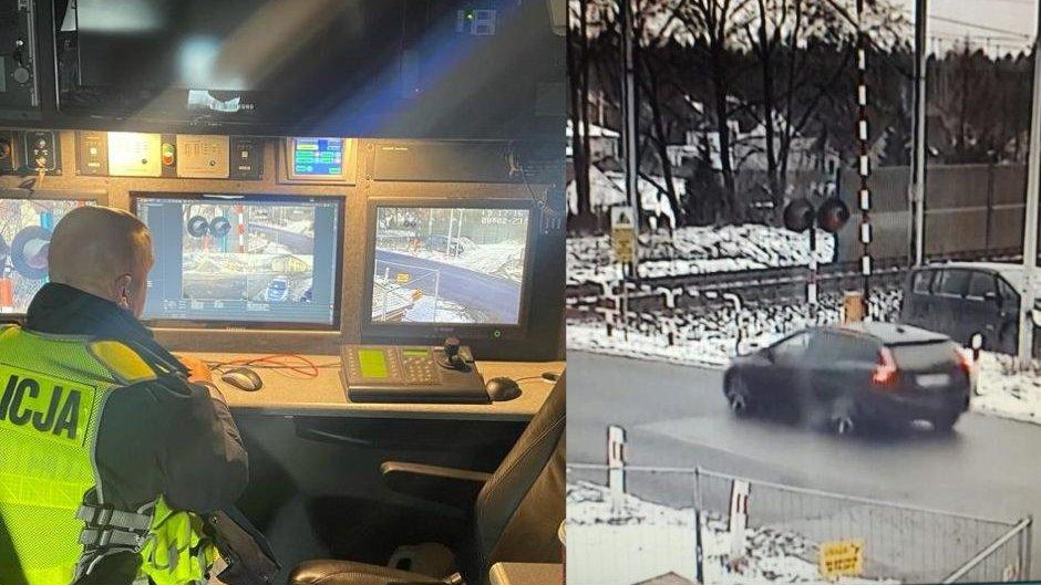 Funkcjonariusze kontrolowali przejazdy kolejowe w Jaworznie