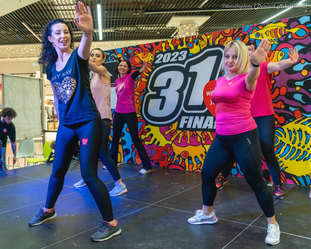 Zumba z Basią Gędłek rozpaliła publikę podczas 31. Finału WOŚP