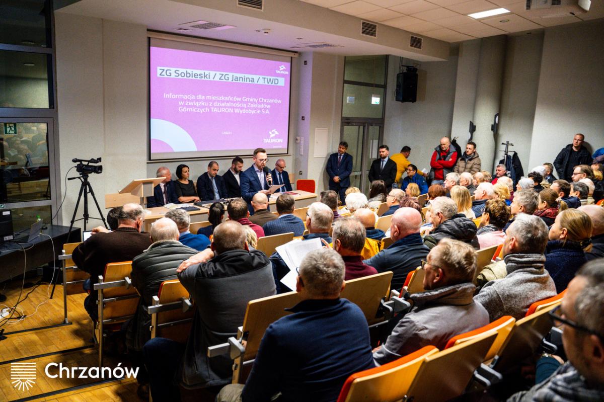 Wstrząsy w Chrzanowie. Mieszkańcy spotkali się z przedstawicielami Taurona Wydobycie