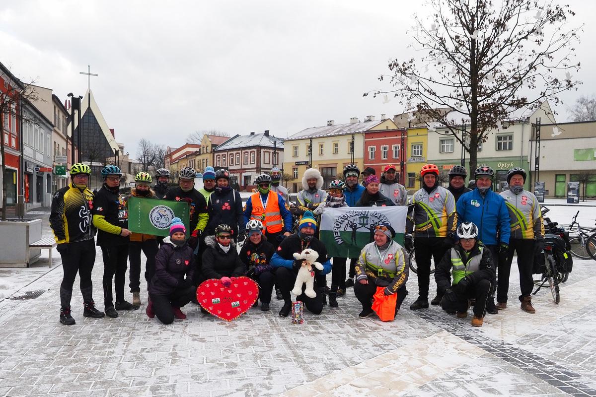 31. Finał WOŚP, dzień trzeci – rowerowe serce Niepokonanych Jaworzno
