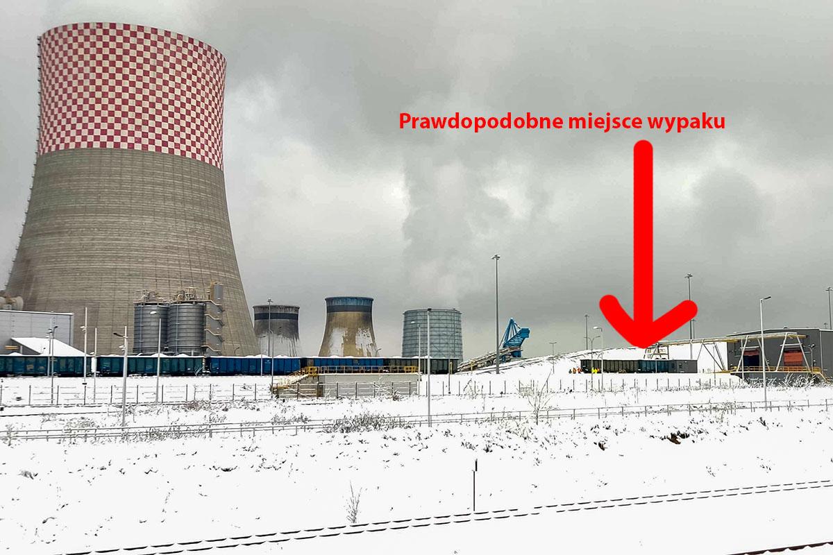 Wypadek przy elektrowni. Mężczyzna ze zmiażdżoną nogą