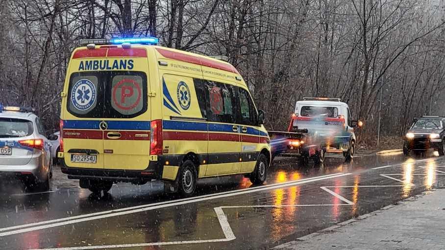 Zdarzenie drogowe na skrzyżowaniu ul. Piekarskiej z ul. Bogusławskiego