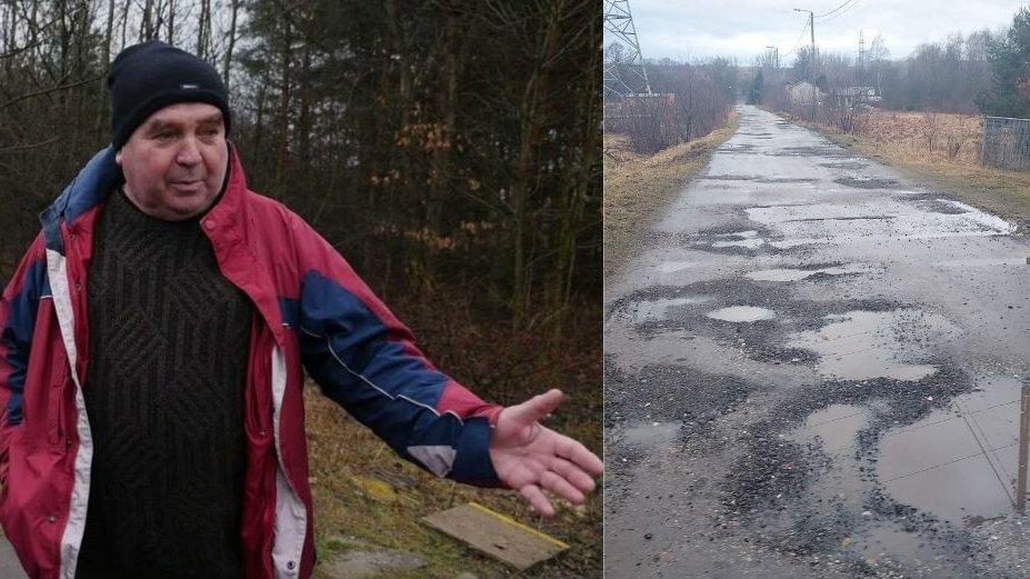 Ulica Biały Brzeg naprawiona. Efektów nie widać