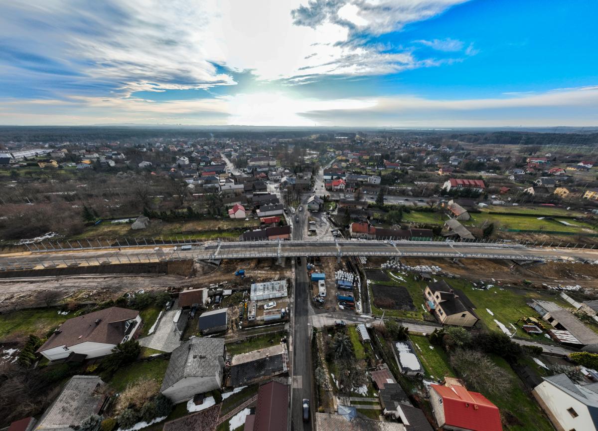 Budowa estakady w Byczynie postępuje zgodnie z planem