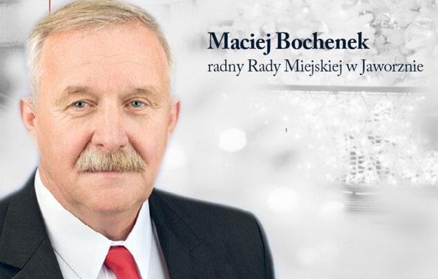 Życzenia dla mieszkańców od radnego Macieja Bochenka