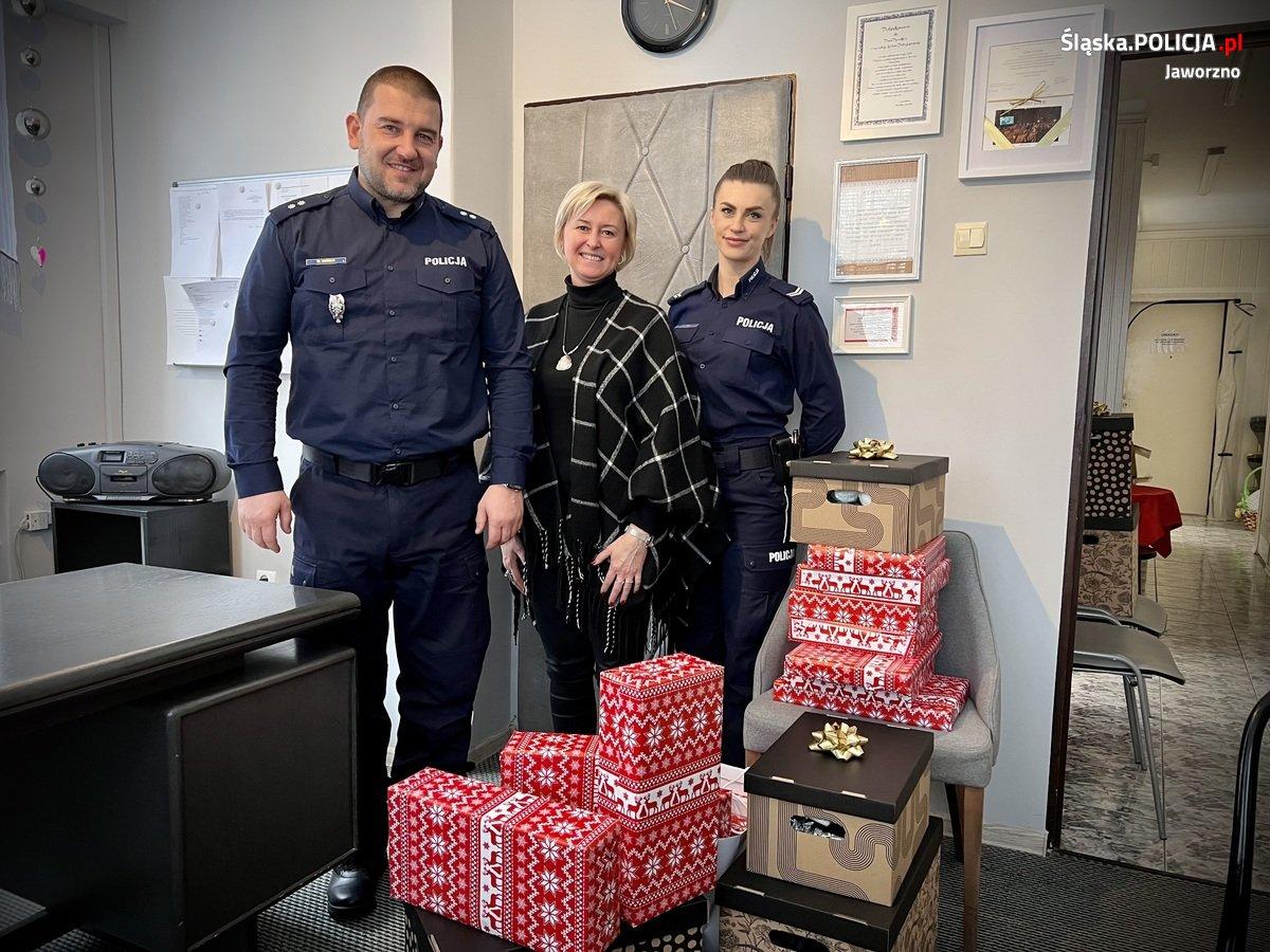 Policjanci odwiedzili jaworznicki dom dziecka