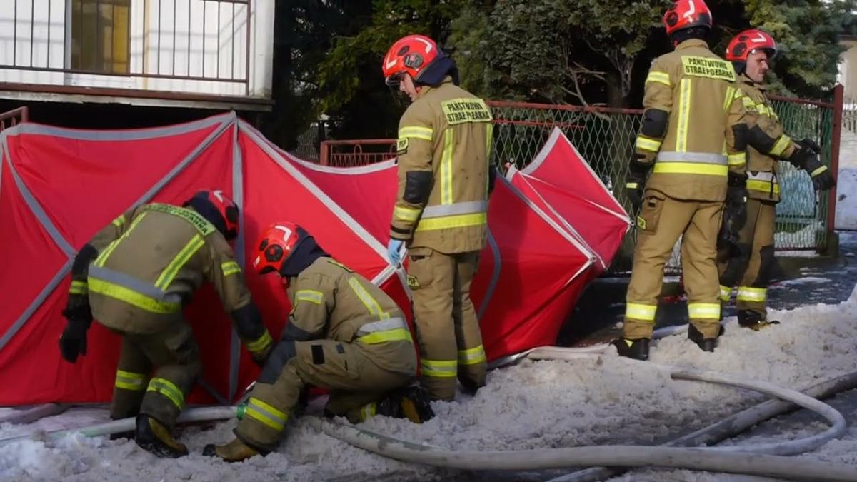 Śmierć w pożarze - policja bada okoliczności