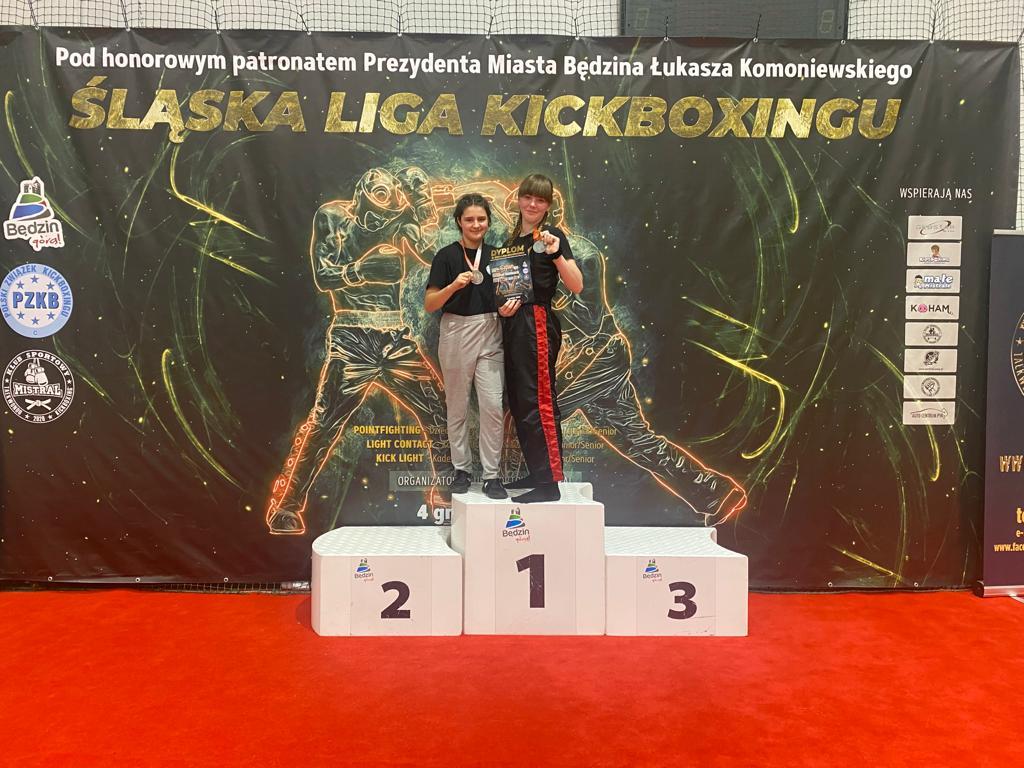 Zawodniczki Fighting Jaworzno na podium Śląskiej Ligi Kickboxingu