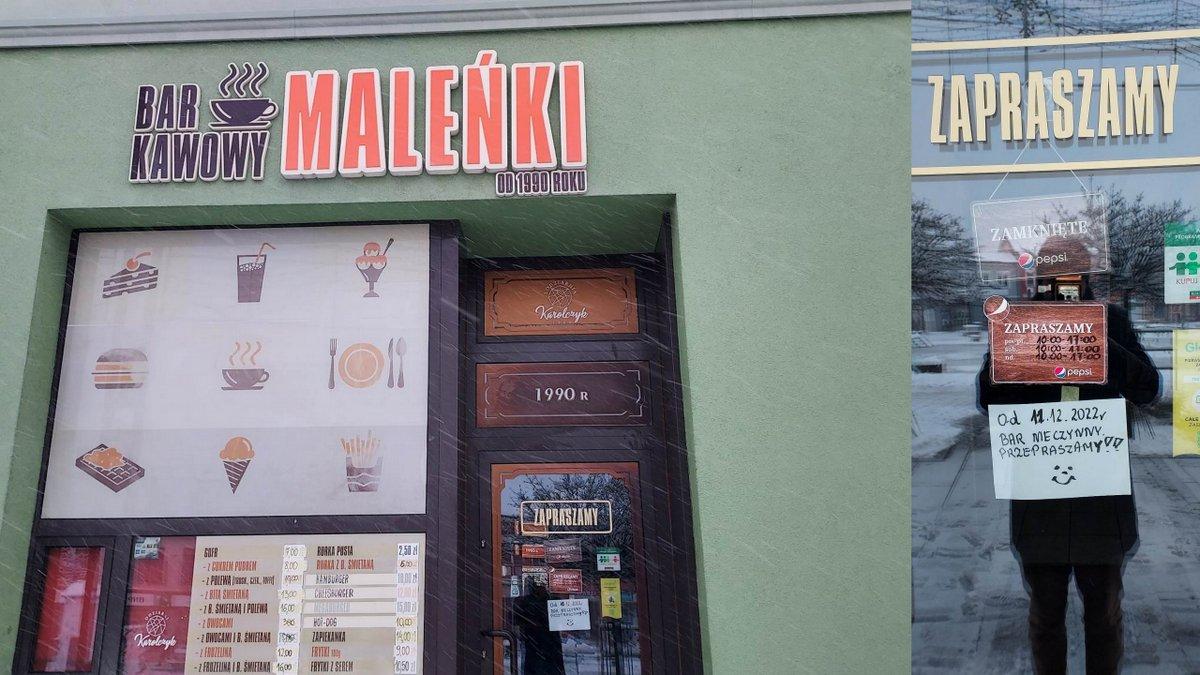 Bar Maleńki został zamknięty. Koniec legendy na rynku w Jaworznie