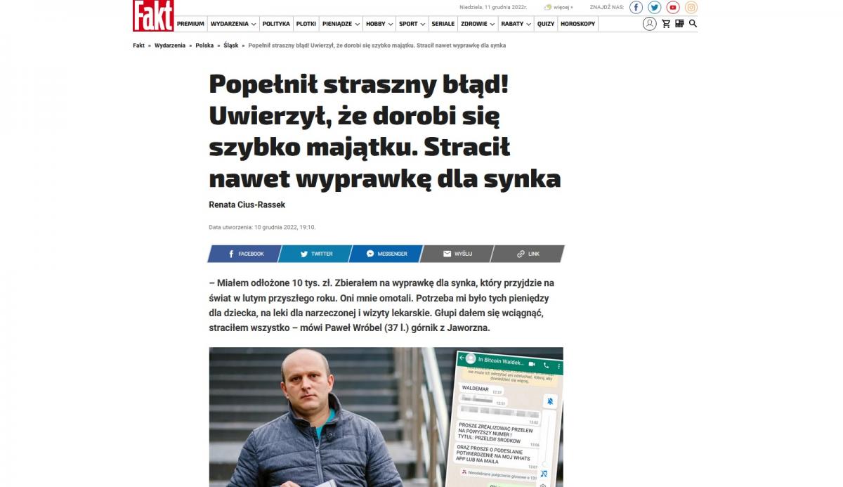 Jaworznianin stracił ponad 80 tys. zł. Uwierzył brokerowi bez licencji