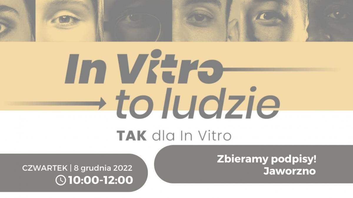 Zbiórka podpisów pod projektem ustawy o in vitro