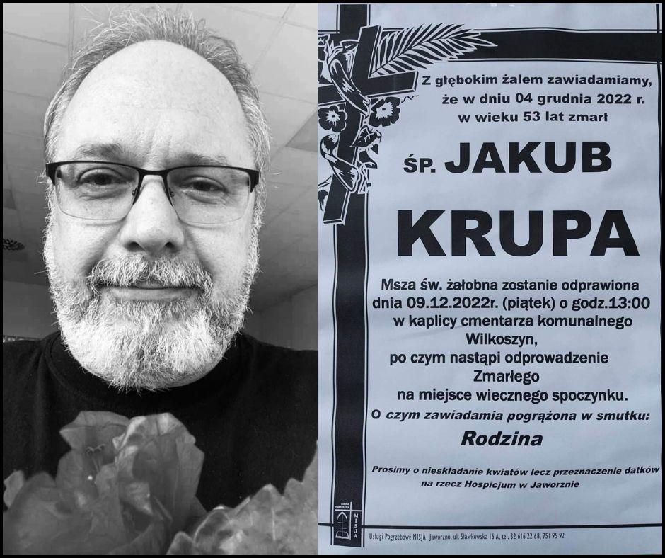 Ostatnie pożegnanie Jakuba Krupy