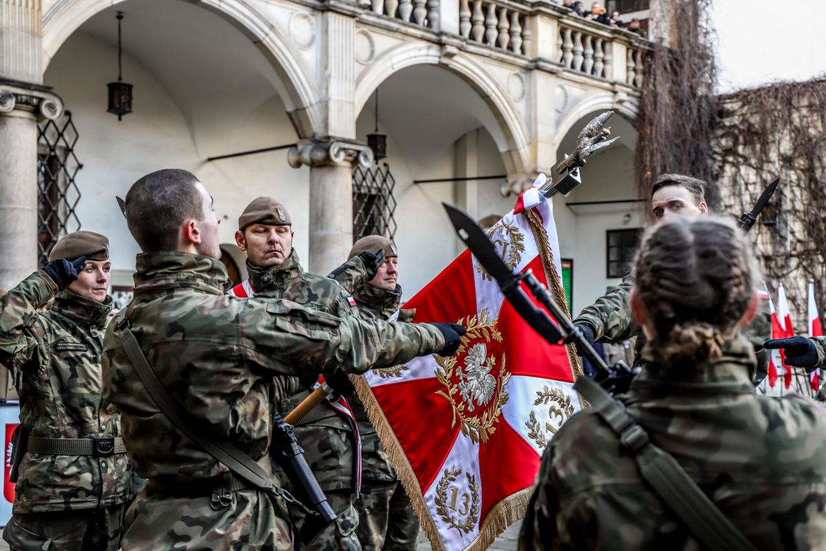 Przysięga śląskich terytorialsów