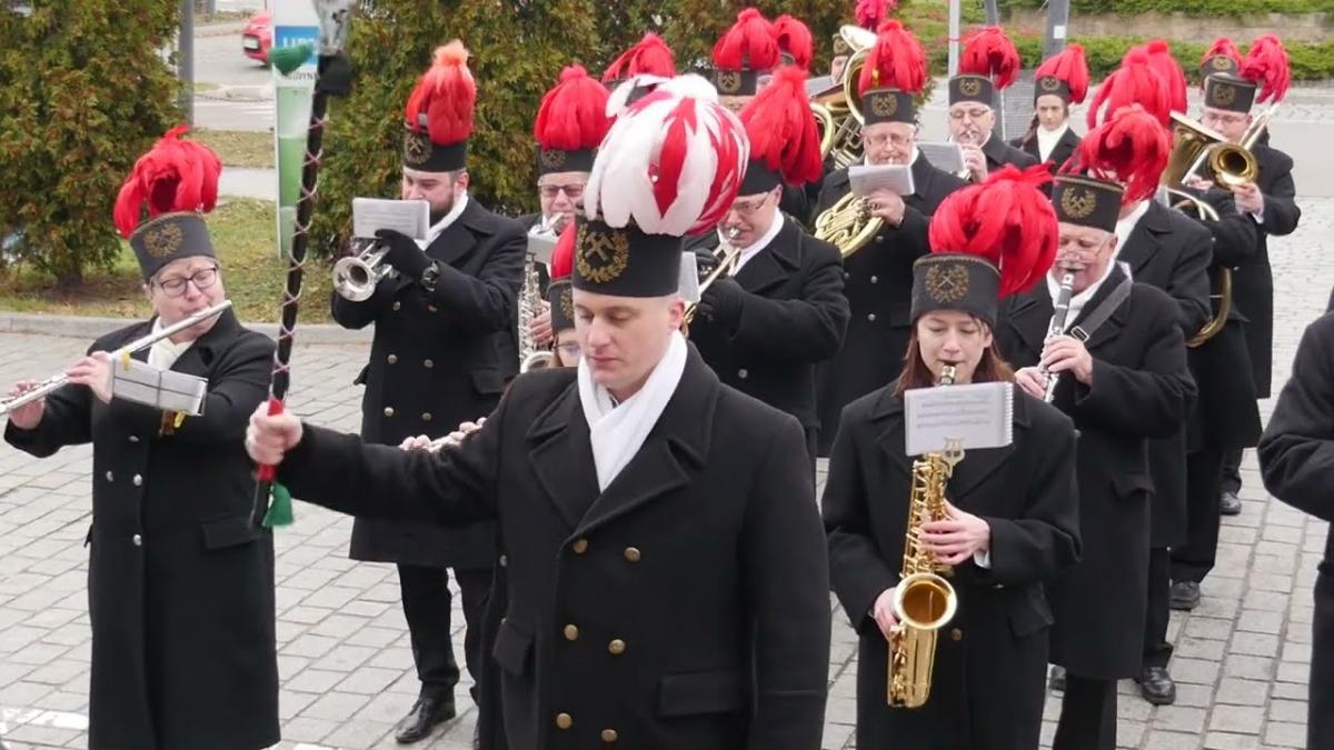 Orkiestra Górnicza zagrała na Barbórkę