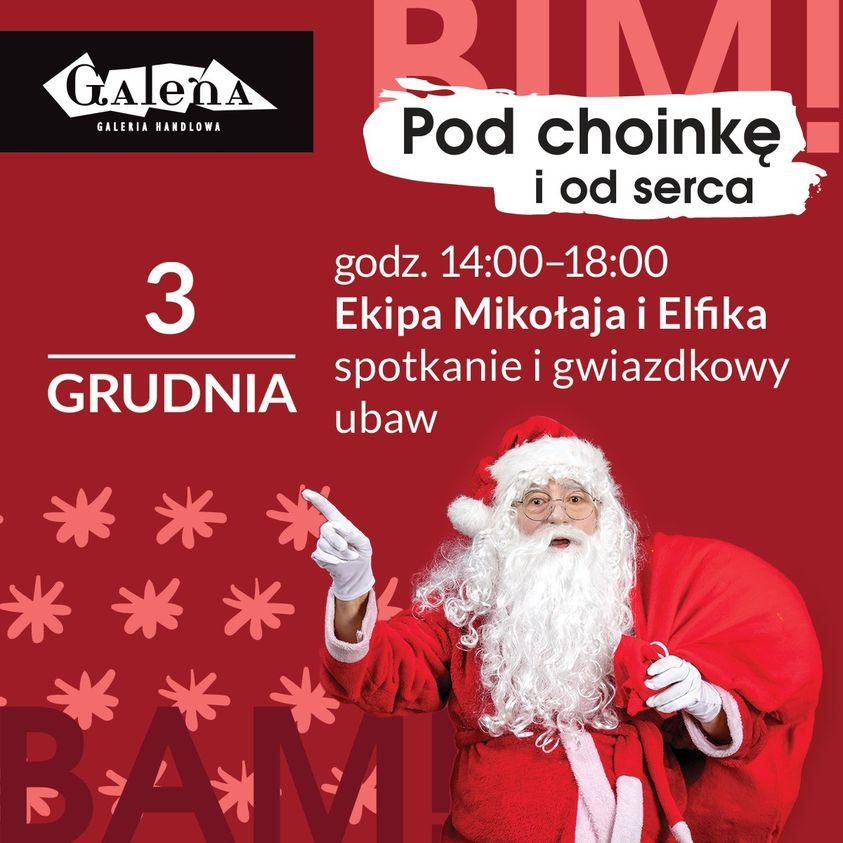 EKIPA MIKOŁAJA I ELFIKA W GALERII GALENA, CZYLI SPOTKANIE Z MIKOŁAJEM NA WESOŁO!
