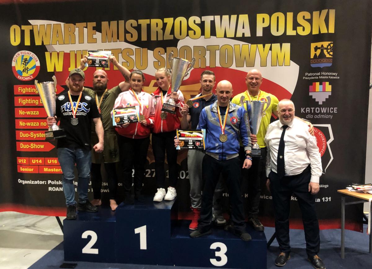 Medale Sparty Jaworzno na Mistrzostwach Polski Ju Jitsu