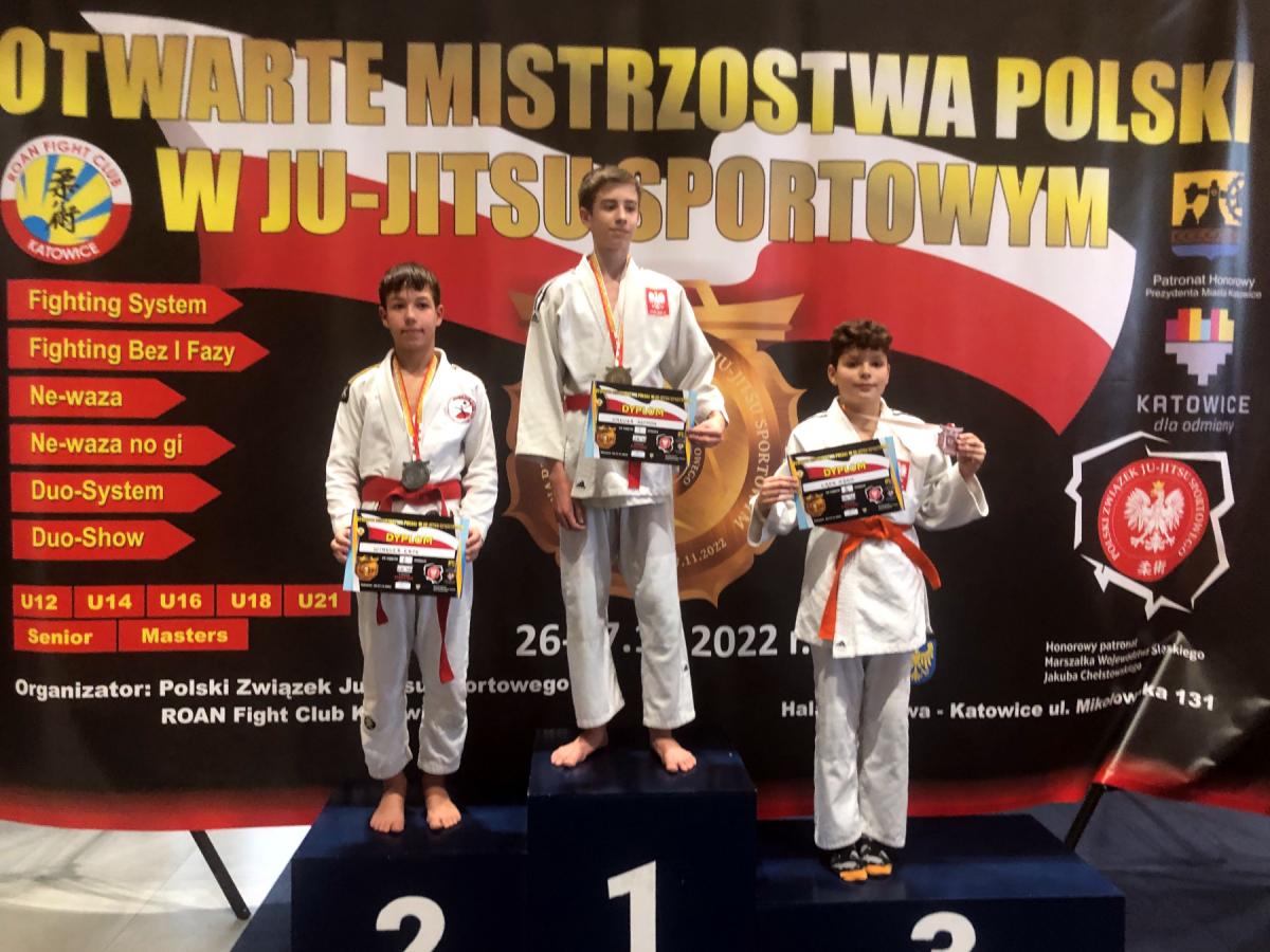 Satori Jaworzno trzecią drużyną w Polsce w ju-jitsu