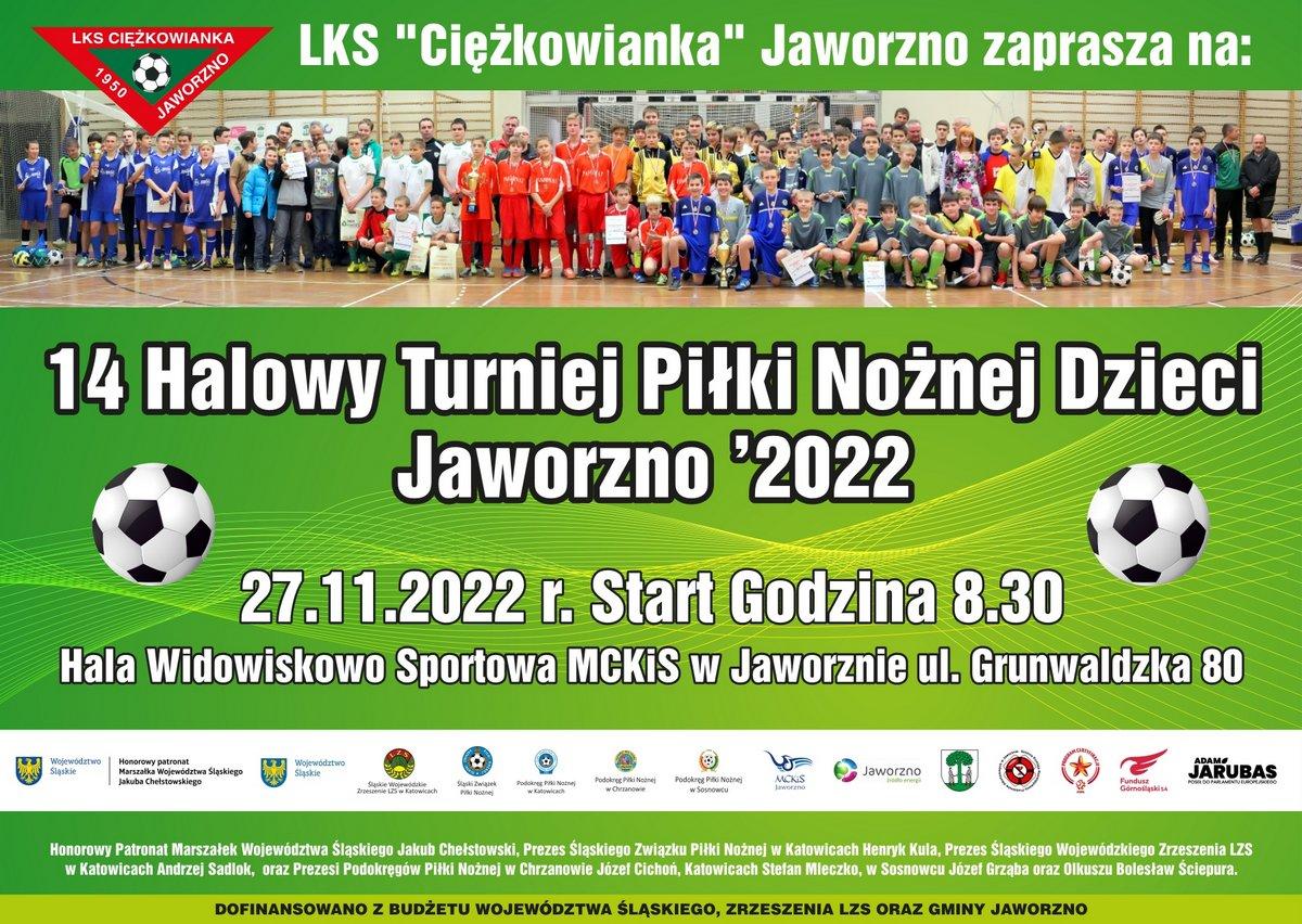 XIV Halowy Turniej Piłki Nożnej Dzieci Jaworzno 