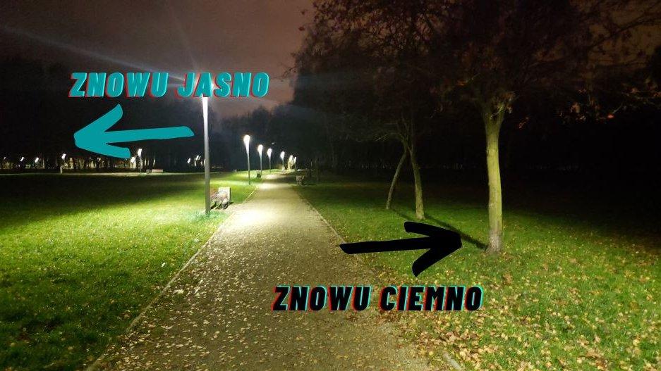 W Parku Podłęże znowu ciemno. Kolejna usterka?