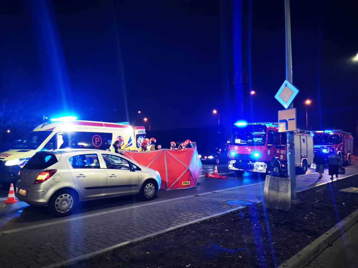 Potrącenie pieszego przy ul. Armii Krajowej