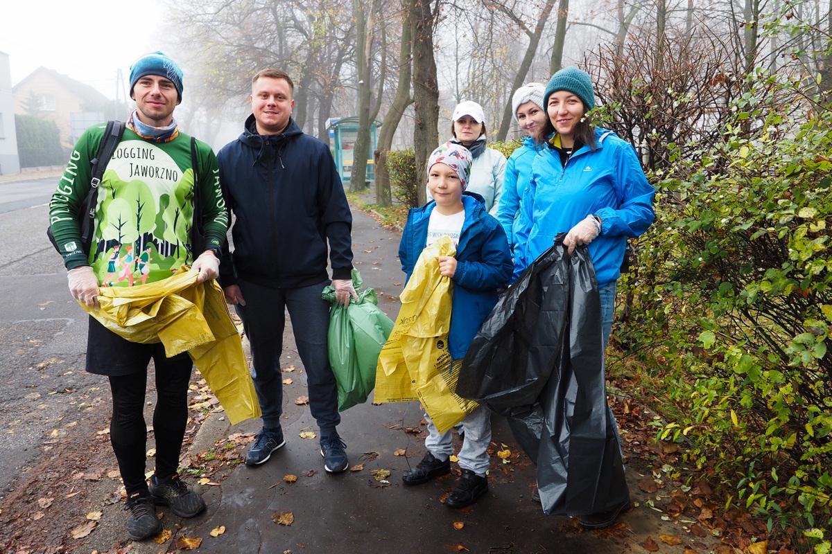 Grupa Plogging Jaworzno w akcji