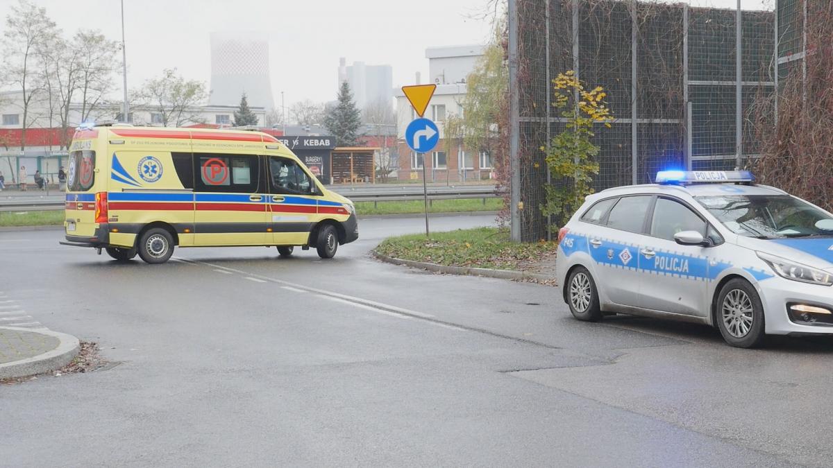 Potrącenie pieszej na pasach na ul. Łukasiewicza w Jaworznie
