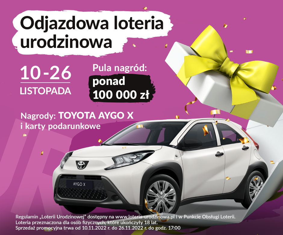 ODJAZDOWA LOTERIA URODZINOWA GALERII GALENA