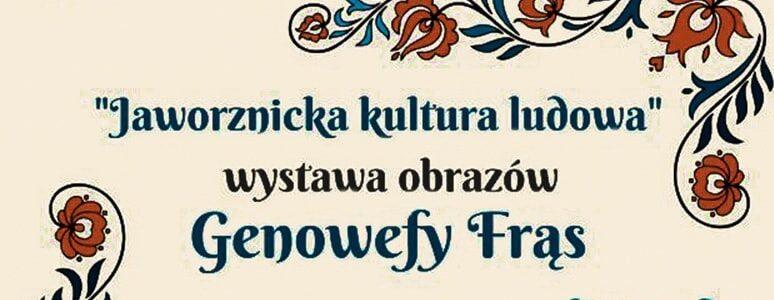 Zaproszenie na wystawę obrazów Genowefy Frąs