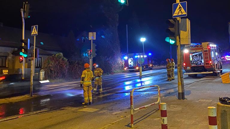 Kopalniany muł na drodze powodem kolizji