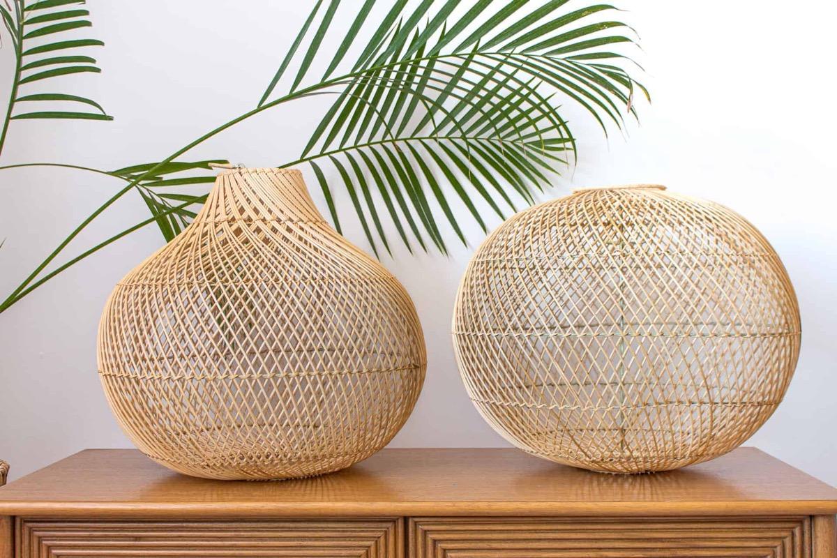 Żyrandole rattanowe - ciekawe trend w stylu boho
