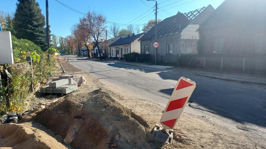 Na remontowanym odcinku Grunwaldzkiej na Pechniku zmiany są, ale niewielkie