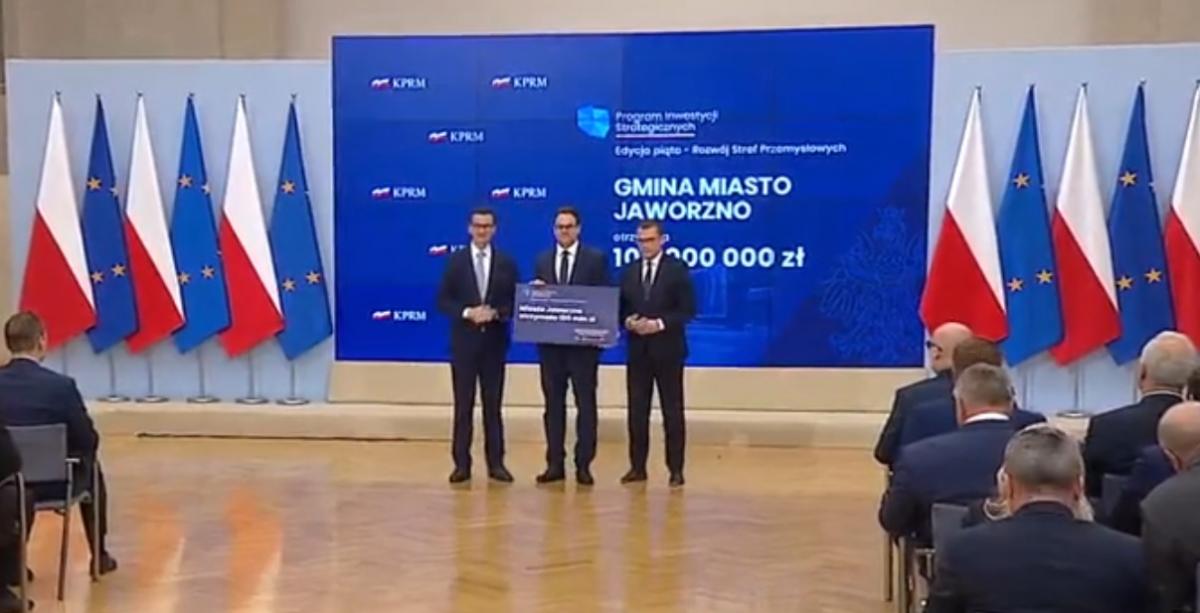 100 mln z Rządowego Programu Inwestycji Strategicznych dla Jaworzna