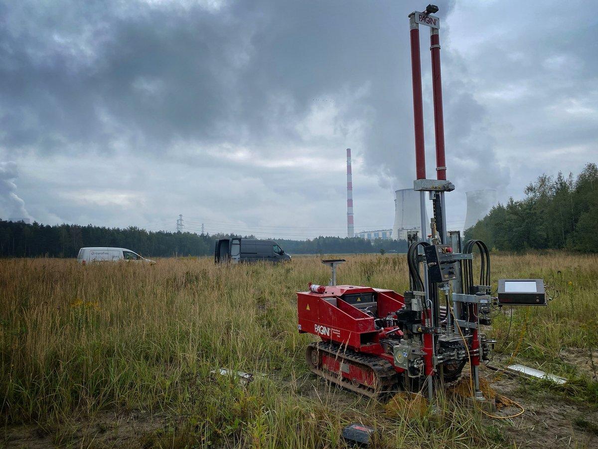 Izera bada grunt w Jaworznie. Trwają badania geotechniczne