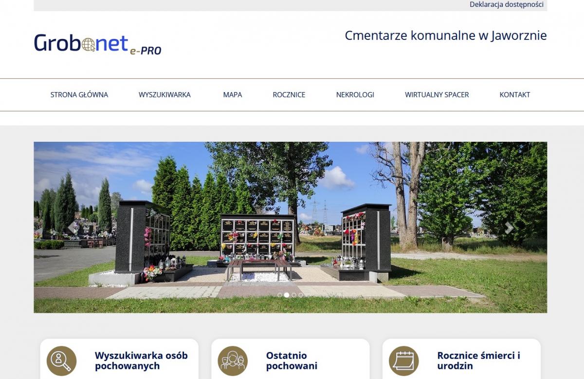 Portal do wyszukiwania grobów uruchomiony
