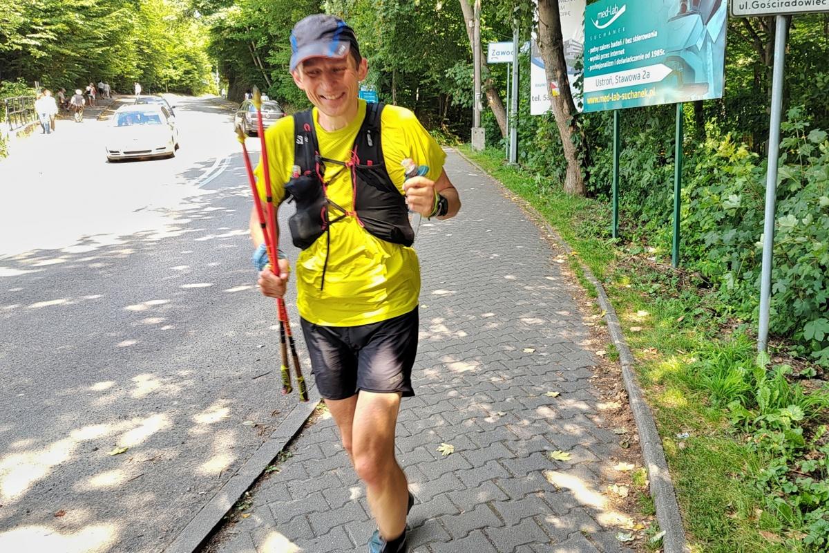 Sukces biegacza ultra z Jaworzna - z Bieszczad do Beskidu Śląskiego w niecałe 100 godzin