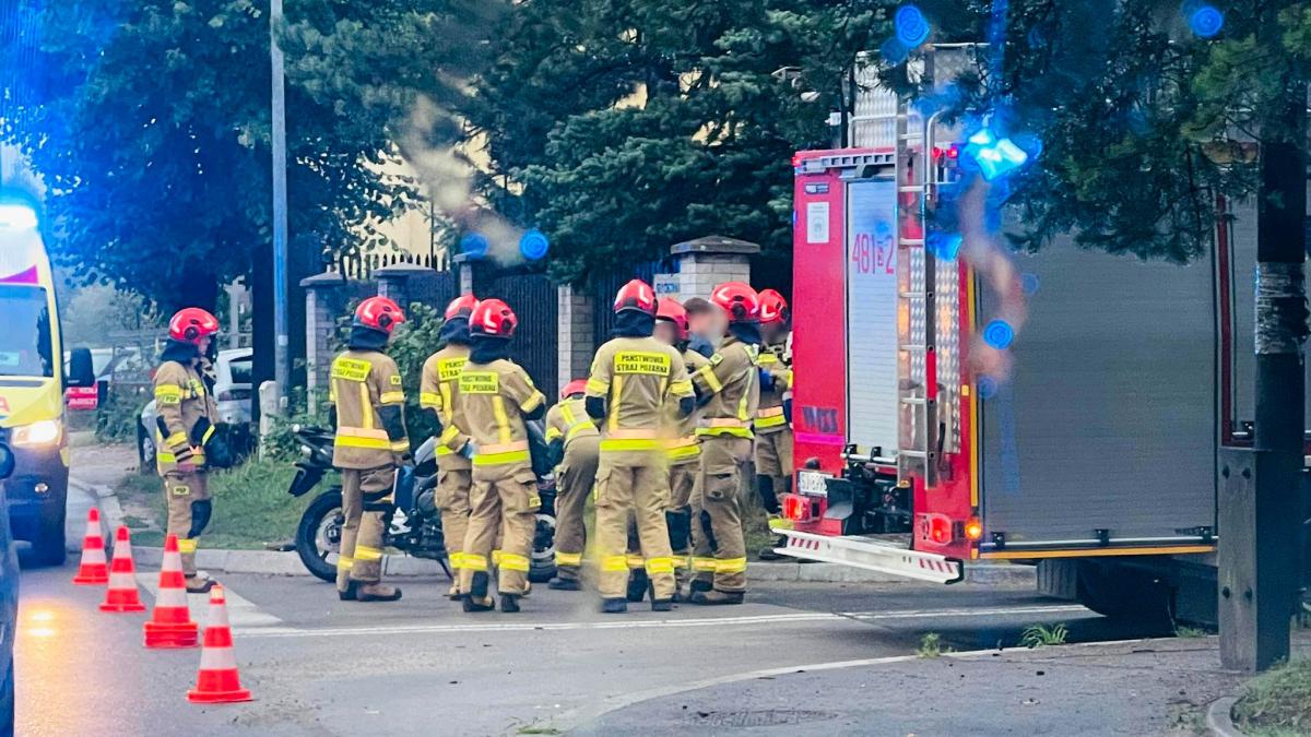 Nie ustąpiła pierwszeństwa i uderzyła w motocykl